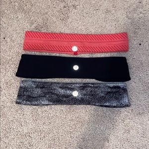 Pack of 3 lululemon headbands